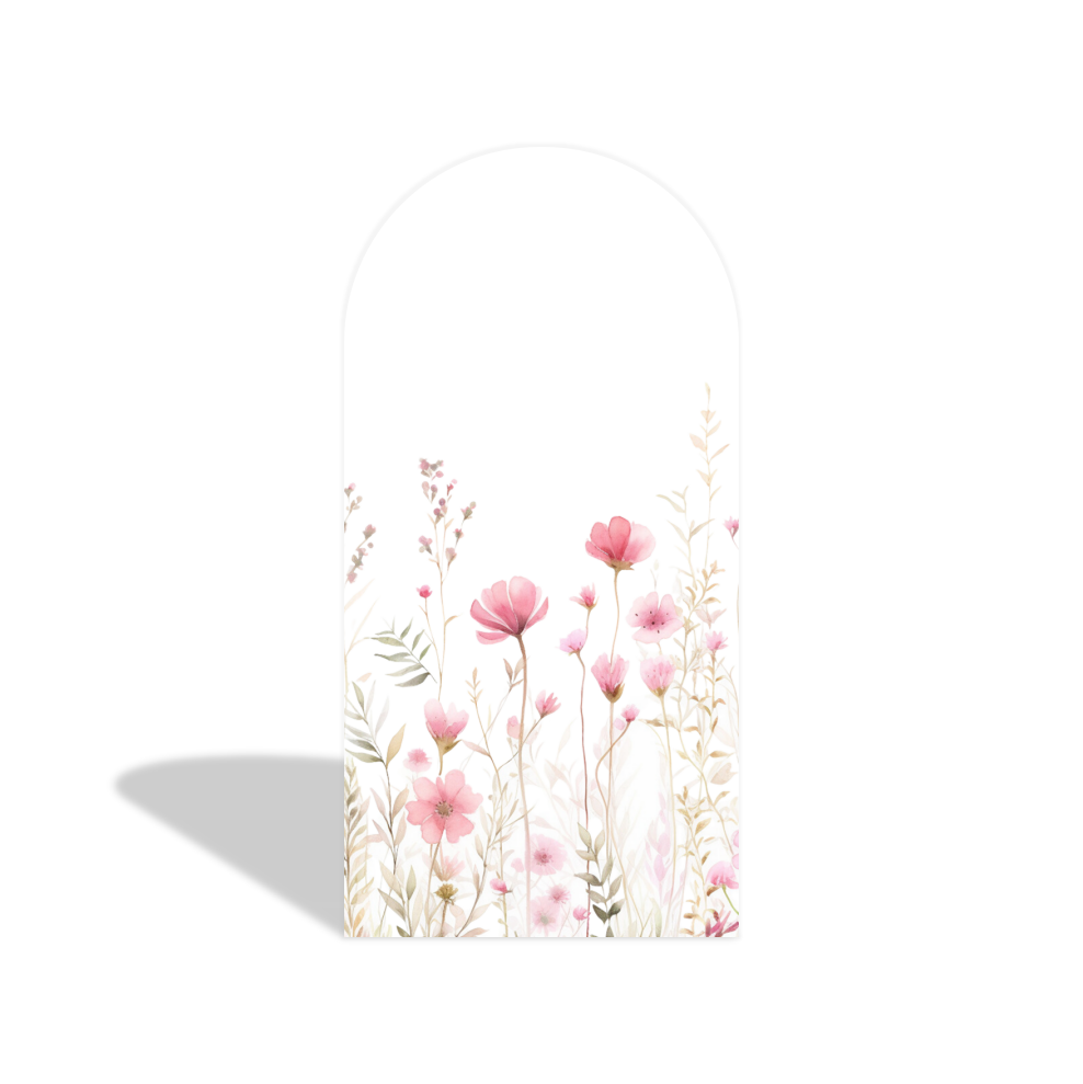 Toile de fond pour arche Joyeux Anniversaire fleur