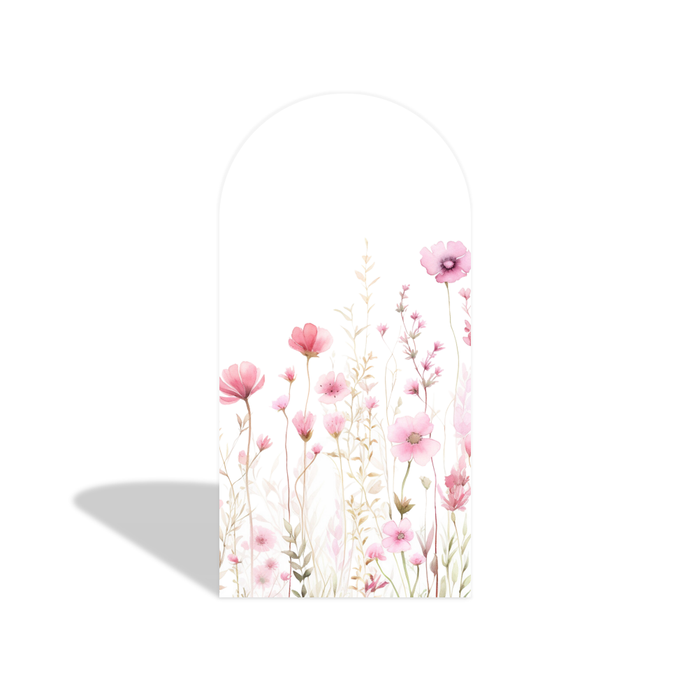 Toile de fond pour arche Joyeux Anniversaire fleur