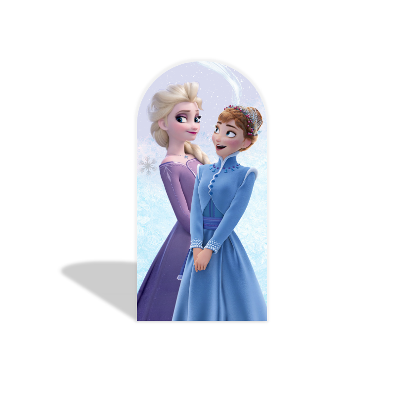Toile de fond pour arche fête anniversaire La Reine des Neiges
