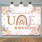 N'est-ce pas Elle Onderful Arc-en-ciel Thème Heureux Anniversaire Toile de fond