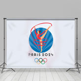 sport Ruban Gymnastique Paris 2024 olympique Toile de fond