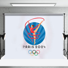 sport Ruban Gymnastique Paris 2024 olympique Toile de fond