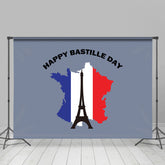 Toile De Fond De Fête Joyeux Bastille Day France