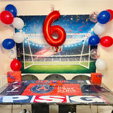 Toile de fond Événements sportifs sur le terrain de football du stade