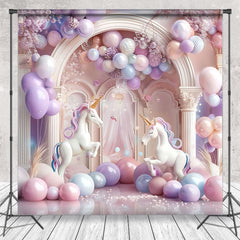 Cake Smash Luxe Fantaisie Cambre Licorne Ballon Toile de fond