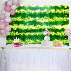 Lofaris Toile de fond de photographie motif pastèque vert et frais, arrière-plan estival pour studio photo ou événement