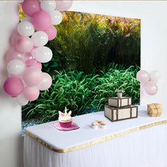 Lofaris Toile de fond de photographie paysage aquatique luxuriant et détaillé, véritable arrière-plan naturel pour studio photo professionnel