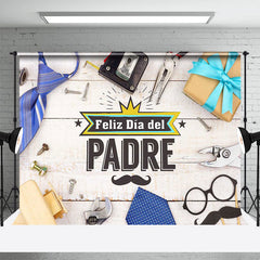 Cadeau Cravate Bois Féliz Oui Du Père Pères Jour Toile de fond