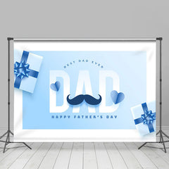 Meilleur Papa Jamais Salutation Carte Cadeau Pères Jour Toile de fond