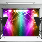 Cake Smash Coloré Projecteur Disco Musical Toile de fond