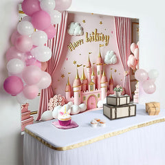 Lofaris Toile de Fond Rustique Arche Ballons Marine et Marron Anniversaire