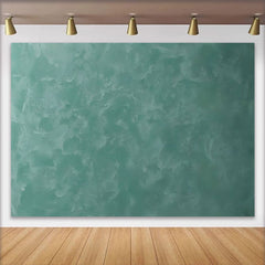Lofaris Toile de Fond Texturée Vert Sarcelle Plâtre Artistique Studio