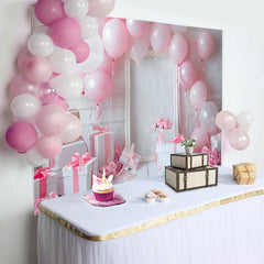 Lofaris Fond Cake Smash Safari Wild One Arche Ballons Jungle et Feuilles