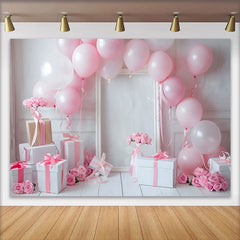 Lofaris Fond Cake Smash Safari Wild One Arche Ballons Jungle et Feuilles