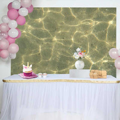 Lofaris Fond Plage Sable Eau Claire Peu Profonde, Décorations Fête Surface Mer Océan