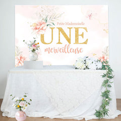 Petit manquer onéreux anniversaire faire la fête toile de fond pour fille