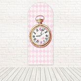 Toile de fond pour arche montre horloge Alice au Pays des Merveilles pour heure thé rêve