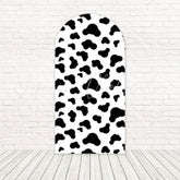 Toile de fond pour arche style safari imprimé animal pour célébration thème sauvage
