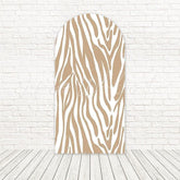 Toile de fond pour arche safari audacieux imprimé zèbre animal pour thème aventure sauvage