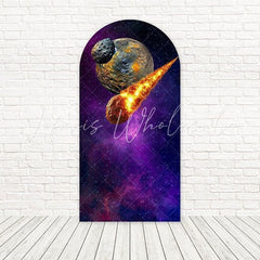 Toile de fond pour arche espace météorite galaxie astronaute pour thèmes cosmiques