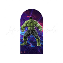 Toile de fond pour arche Joyeux Anniversaire thème super-héros Avengers