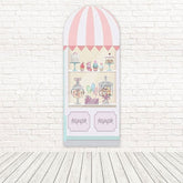 Toile de fond pour arche thème fête dessert charmant confortable boulangerie