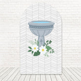 Toile de fond pour arche symbole Saint Graal baptême pour bénédiction sacrée