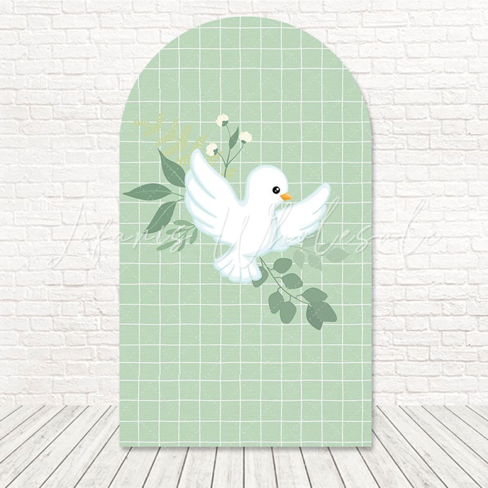 Toile de fond pour arche colombe paix pigeon baptême pour ensemble baptême