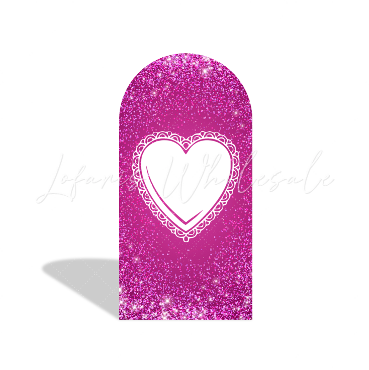 Toile de fond pour arche Joyeux Anniversaire tête Barbie