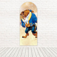 Toile de fond pour arche château enchanté La Belle et la Bête pour soirée gala