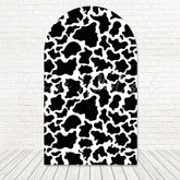 Toile de fond pour arche motif noir et blanc ambiance chic pour événement stylé
