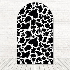 Toile de fond pour arche motif noir et blanc ambiance chic pour événement stylé