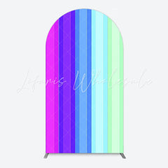 Toile de fond pour arche couleurs ABC bleu pour thème fête école