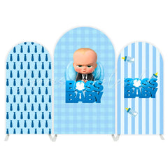 Toile de fond pour arche thème Baby Boss pour anniversaire