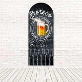 Toile de fond pour arche ambiance boisson classique Pub tableau noir Boteco pour mur décor