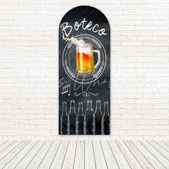 Toile de fond pour arche ambiance boisson classique Pub tableau noir Boteco pour mur décor