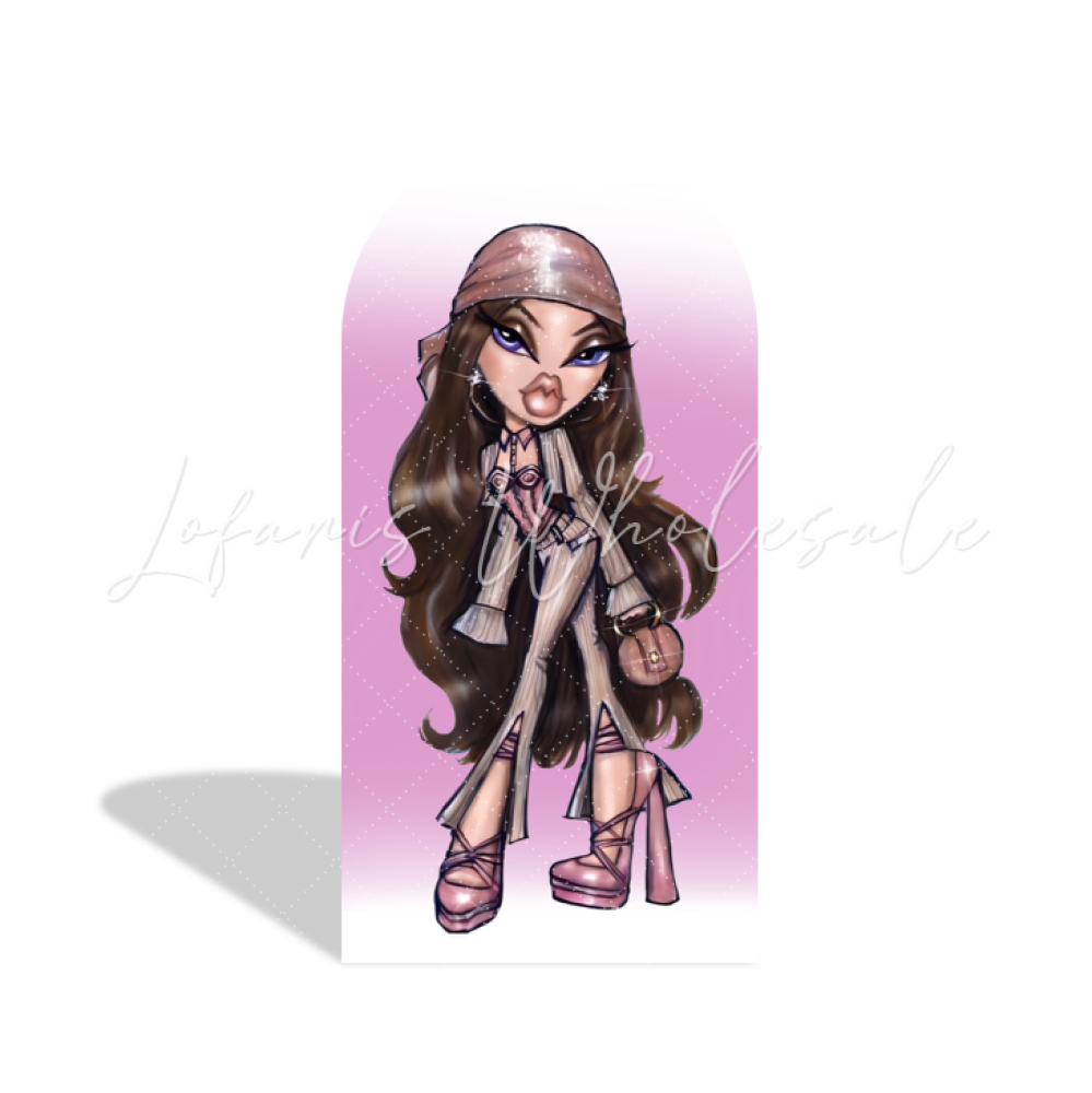 Toile de fond pour arche Joyeux Anniversaire Bratz