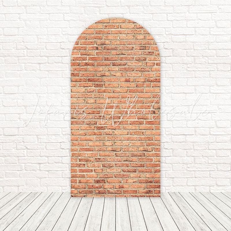 Toile de fond pour arche industriel mur briques pour thèmes fête rustique