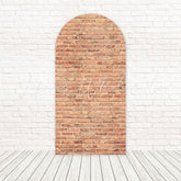 Toile de fond pour arche industriel mur briques pour thèmes fête rustique