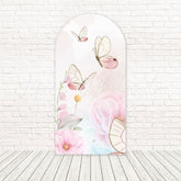 Toile de fond pour arche battement ailes douces papillons pour séance photo jardin