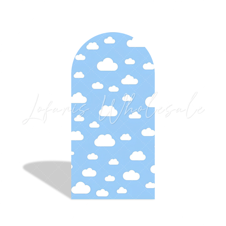 Toile de fond pour arche fête anniversaire Baby Shower Cars beignet