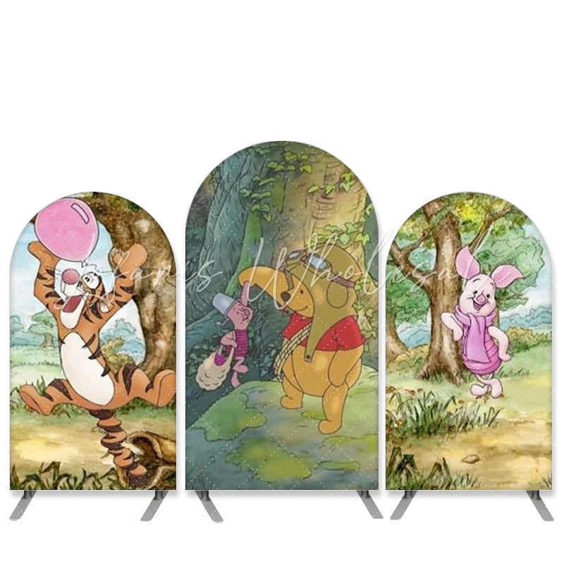 Kit toile de fond pour arche petits animaux thème personnage dessin animé