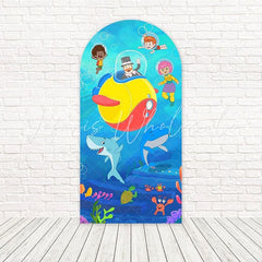 Toile de fond pour arche fun Mundo Bita sous l'océan dessin animé pour enfants