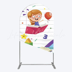 Toile de fond pour arche enfants ABC joyeux pour scène photo fête