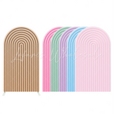 Toile de fond pour arche fête anniversaire Baby Shower ondulation Chiara