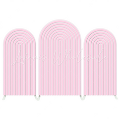 Toile de fond pour arche fête anniversaire Baby Shower ondulation Chiara