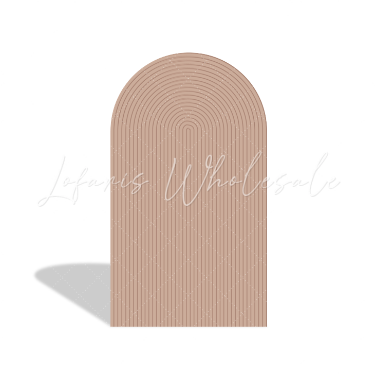 Toile de fond pour arche fête anniversaire Baby Shower spirale ondulation Chiara