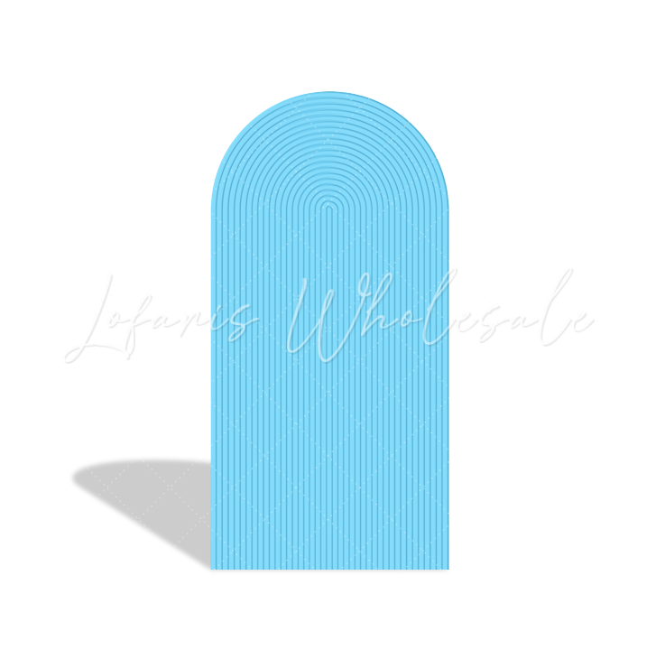 Toile de fond pour arche fête anniversaire Baby Shower spirale ondulation Chiara