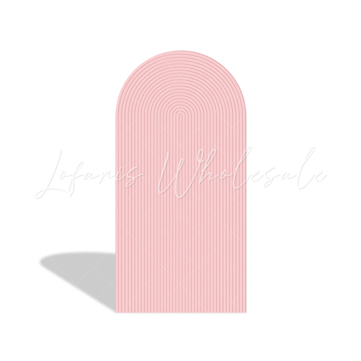 Toile de fond pour arche fête anniversaire Baby Shower spirale ondulation Chiara