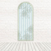 Toile de fond pour arche floraison pastel doux floral baptême pour bénédiction bébé